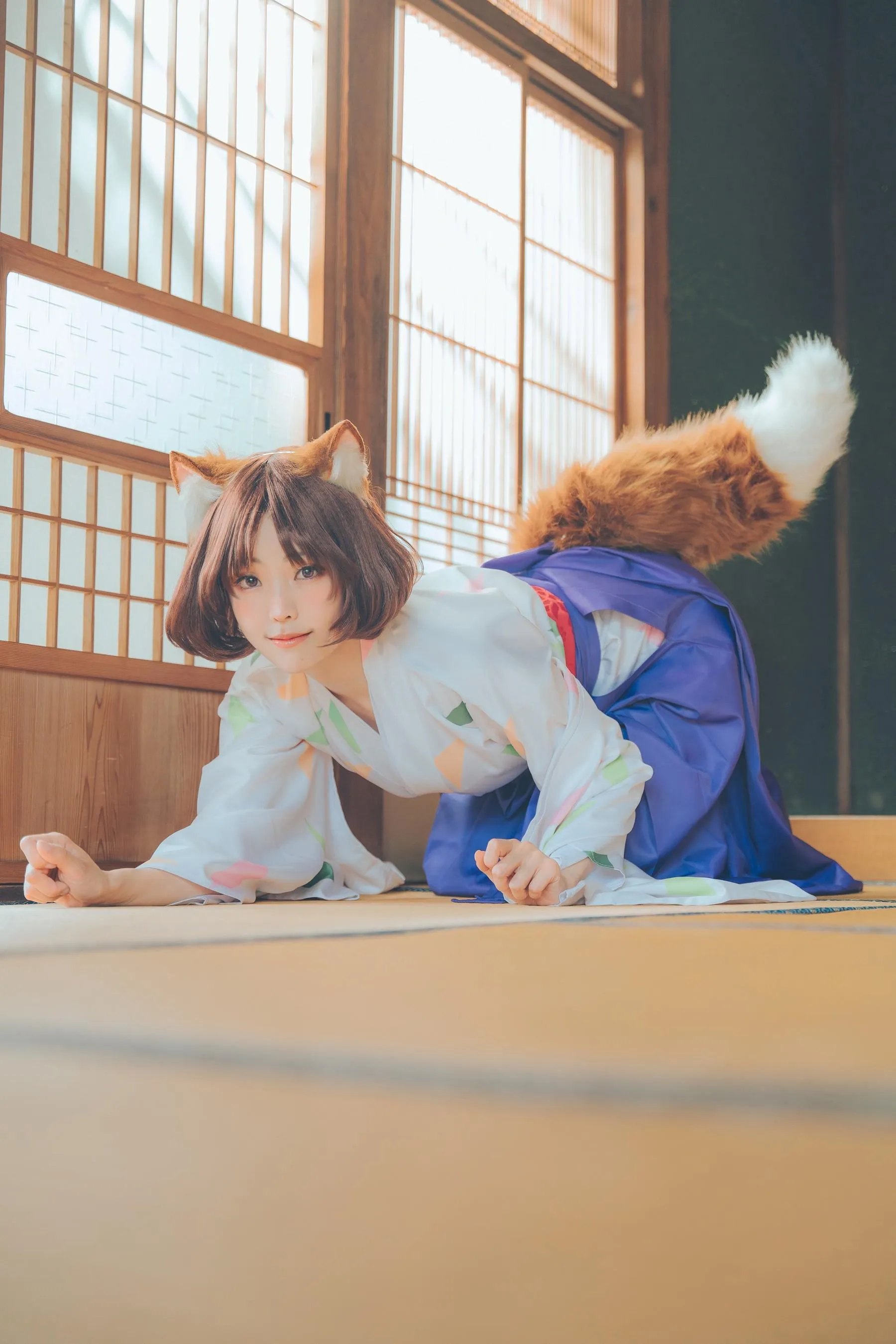 ElyEE子 – NO.113 2023.July A-Dongitsune ~Taisho-era 大正小狐狸 [46P]插图8